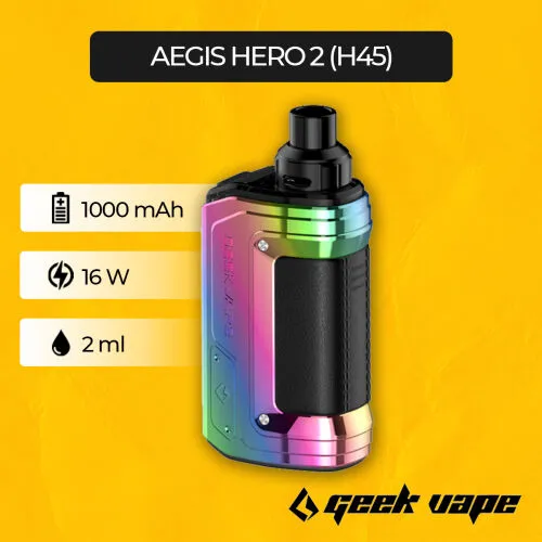 GeekVape H45 Aegis Hero 2, 1400 мАч (Rainbow) Без жидкости