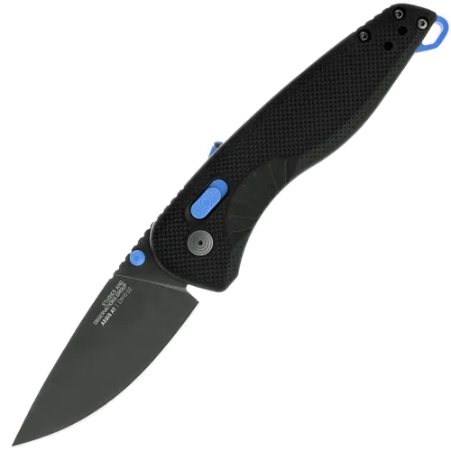 Складные ножи SOG Полуавтоматический складной нож SOG Aegis Mk3 8 см, американская инструментальная высокоуглеродистая полунержавеющая сталь Cryo D2