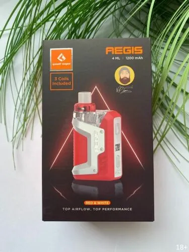 Устройство Geekvape Aegis Hero (Red & White) 1200mAh 45 W Pod Mod Kit